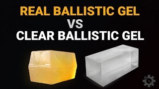 Real Ballistic Gelatin vs Clear Ballistics Gelatin [upl. by Yltneb]