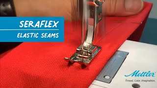 Working with SERAFLEX®  tips amp tricks for sewing the fantastic elastic sewing thread [upl. by Modesta]