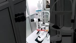 slit lamp 🛋️ slitlamp examination eyeexam examinationform eyetest testingvideo eyedisease [upl. by Rentsch935]