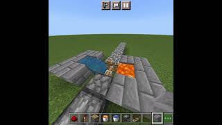 simple automatic cobblestone generator minecraft minecraft [upl. by Eniamurt262]