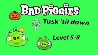 Bad Piggies Level 58 Tusk til dawn 3 Stars Walkthrough HD [upl. by Gnous44]