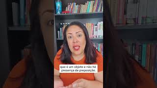 QUANDO O VERBO É TRANSITIVO DIRETO [upl. by Gillie]