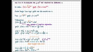 vwo A 84 B De afgeleide van yaxn met negatieve en gebroken n [upl. by Fairfax]