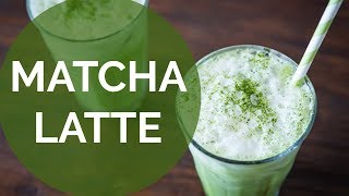 How to make the perfect MATCHA LATTE at home [upl. by Maram]