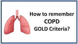 COPD GOLD criteria  How to remember [upl. by Aedrahs748]