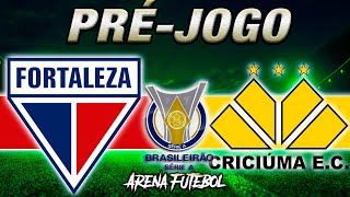 FORTALEZA x CRICIÚMA Campeonato Brasileiro  Narração [upl. by Alfons]