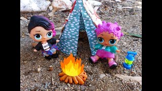 LOL dolls go camping [upl. by Eatnoj]