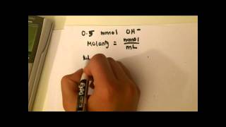 ChemWiki Titration Prob 5wmv [upl. by Nanda]