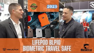 Vaultek LifePod BLP10 Biometric Portable Safe The Ultimate Travel Companion  SHOT Show 2023 [upl. by Shaum]