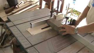 Serra rebolante saw blade adjustable dado  Parte 2 [upl. by Crosby718]