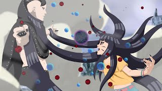 HIMAWARI with KURAMAs power vs JURA  Boruto saves Sarada [upl. by Masao]