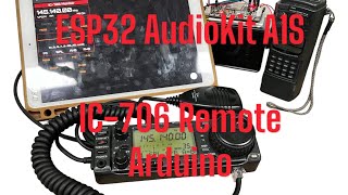 ESP32 A1S Arduino IC706 Remote Controll [upl. by Ahsenroc]