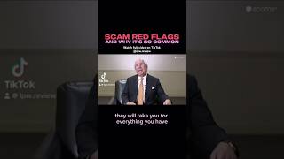 Scam red flags  And why it’s so common fraud scam scammers people money humanbehavior [upl. by Ignaz]