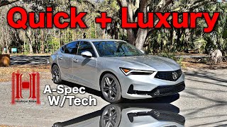 2024 Acura Integra ASpec wTech Fast Luxurious Sedan  Specs and Test Drive Review [upl. by Lad]