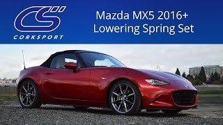 CorkSport Mazda MX5 2016 Lowering Spring Set [upl. by Eryt]