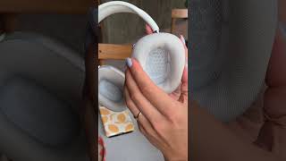 AirPods Max makeover time💆🏼‍♀️ ASMR refresh burga burgaofficial airpods airpodsmax earbuds [upl. by Skcirdnek]