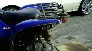 Grizzly 700 HMF Exhaust [upl. by Yelwar]