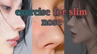 exercise for slim nose glowupskincarehealthtipsbeautytips facecare exercise [upl. by Toombs878]