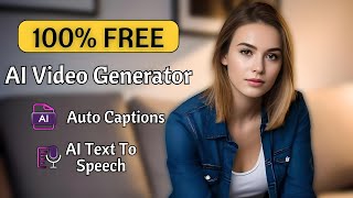 100 FREE AI Video Generator  How To Create AI Video 100 FREE [upl. by Ovid]