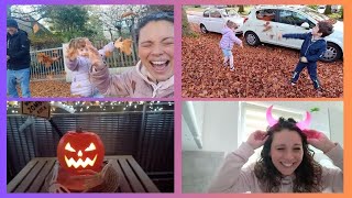 VLOG Tedi e DM incidente friggitrice ad aria e decori di Halloween [upl. by Oznohpla]