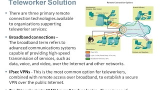 61 Teleworking CCNA 4 Chapter 6 Broadband Solutions [upl. by Nnyrat]