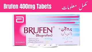 Brufen  Ibuprofen  Brufen 400mg Tablets Benefits Uses And Side Effects In Urdu Hindi [upl. by Aerol]