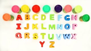 Play Doh ABC For Children  Learn Alphabet  ABC for Kids  Kids Video [upl. by Esertap]