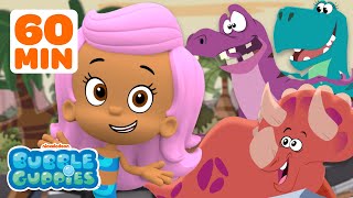 60 MINUTES of Dinosaurs 🦖  Bubble Guppies  Nick Jr [upl. by Syla]