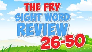 Fry Sight Word Review  2650  Jack Hartmann [upl. by Kline]