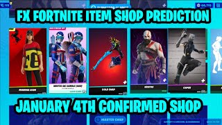 January 4th 2024 Fortnite Item Shop CONFIRMED  Fortnite Early Item Shop Prediction January 4th [upl. by Sianna]