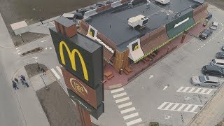 McDonalds restaurant building timelapse [upl. by Leora]