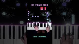 Alan x Walkers  By Your Side Piano Cover ByYourSide AlanWalker PianellaPianoShorts [upl. by Eupheemia]