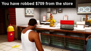 How To Rob Stores GTA San Andreas Definitive Edition [upl. by Neira]