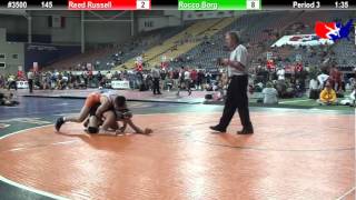 FSN 145 Reed Russell Fort Dodge Wrestling vs Rocco Borg Fort Dodge Wrestling [upl. by Zampino]