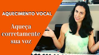 Aquecimento Vocal  Como aquecer a voz de forma correta AULA DE CANTO [upl. by Draw426]