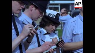 QUEEN OPENS HENDON POLICE COLLEGE  MUTE COLOUR  COLOUR VERY GOOD [upl. by Cummine]