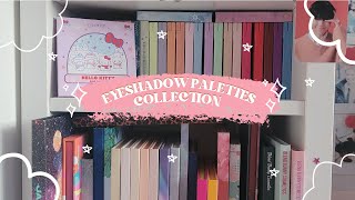 2024 EYESHADOW PALETTES COLLECTION with swatches  VLOGMAS DAY 13 [upl. by Lori586]