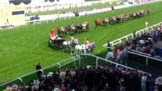 Royal Ascot  Queens Arrival The view from the Royal Enclosure box on 19062013 [upl. by Padegs]