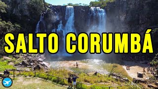 SALTO CORUMBÁ  COMPLEXO COM 7 CACHOEIRAS PISCINAS AQUECIDAS TOBOÁGUAS FAZENDINHA PESQUE PAGUE [upl. by Elleinad]