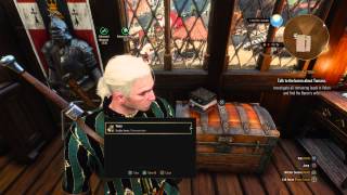 The Witcher 3 Wild Hunt  quotNibbles the Catquot in Oxenfurt amp Loot Mysterious Letter Do It Yourself [upl. by Assirehc]