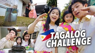 SPEAKING TAGALOG VLOG CHALLENGE  Ranz and Niana [upl. by Kriss]