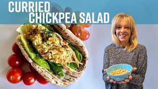 Curried Chickpea Salad  Kathys Vegan Kitchen [upl. by Kenna]