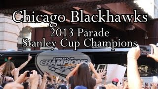 Chicago Blackhawks Stanley Cup Championship Parade 2013 [upl. by Sykes]