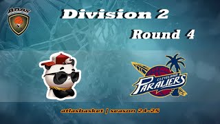 Atlasbasket  Div 2Round 4  COOL PANDA vs CLEVELAND PARALIERS [upl. by Aneen741]