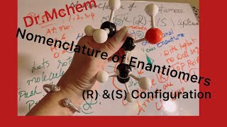 What is R amp S Configuration Nomenclature of Enantiomers DrMchem [upl. by Matthias]