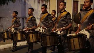 BM Ethos Percussão cadência Parada Festiva AMBFEC 2019 [upl. by Aienahs141]