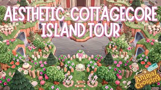 Aesthetic Pink amp Orange Cottagecore Island Tour  Animal Crossing New Horizons  ACNH [upl. by Ohare]