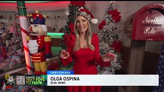 KCAL NEWS LOS ANGELES CHIPS FOR KIDS NOVEMBER 20 [upl. by Nayhr]