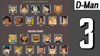 Total Drama Island Randomiser PART 3 Weve arrived at the merge [upl. by Redle]