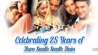 25 Years Of Hum Saath Saath Hain  Salman Khan  Saif Ali Khan  Karisma Kapoor Sonali Bendre Tabu [upl. by Ginder]